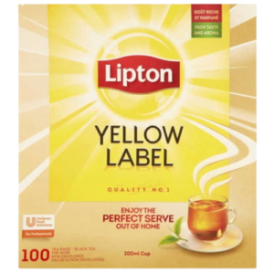 LIPTON herbata 100szt * 2g YELLOW LABEL