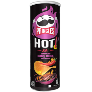 PRINGLES chipsy 160g HOT SMOKING BBQ