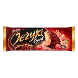 JEŻYKI ciastka 140g DARK CHERRY